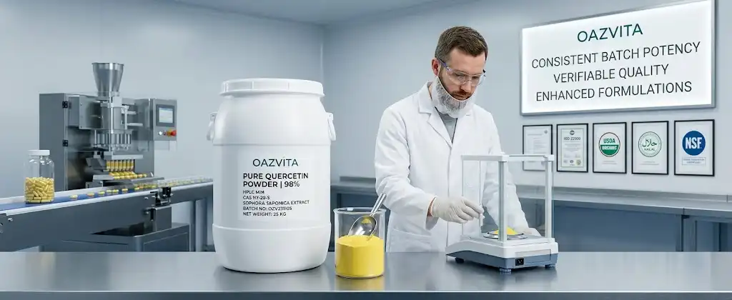 Pure quercetin powder