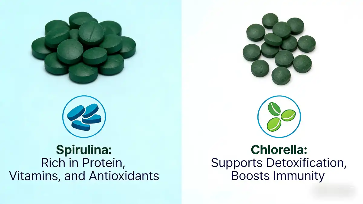 Spirulina Chlorella Tablets Spirulina Chlorella Tablets