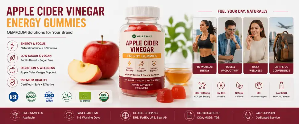 Apple Cider Vinegar Energy Gummies