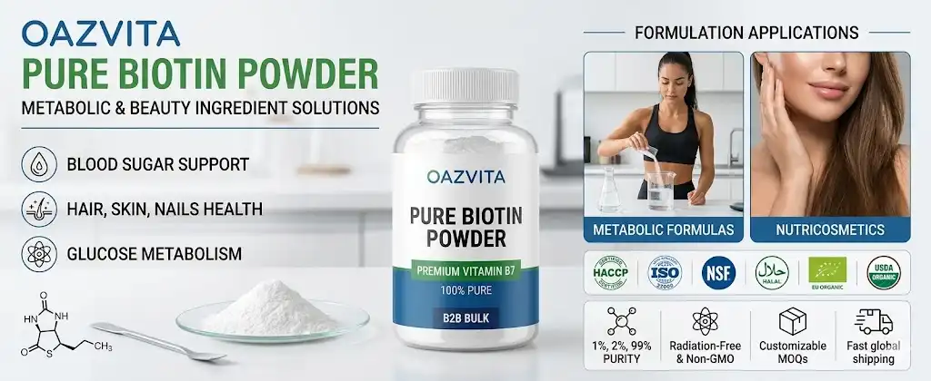 Pure biotin powder