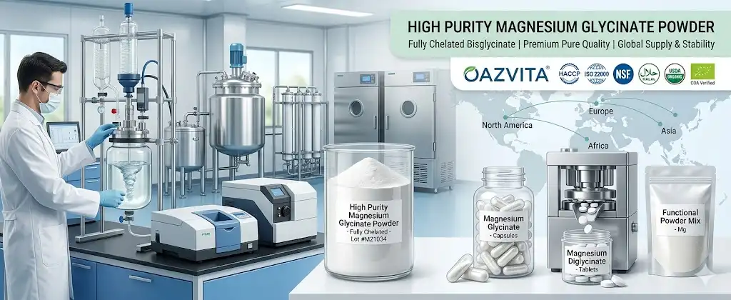 High Purity Magnesium Glycinate Powder High Purity Magnesium Glycinate Powder