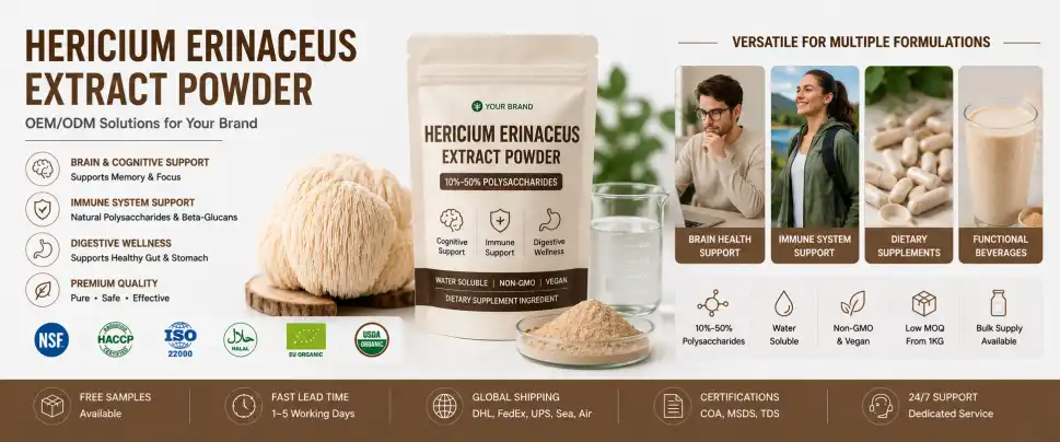 Hericium erinaceus extract powder