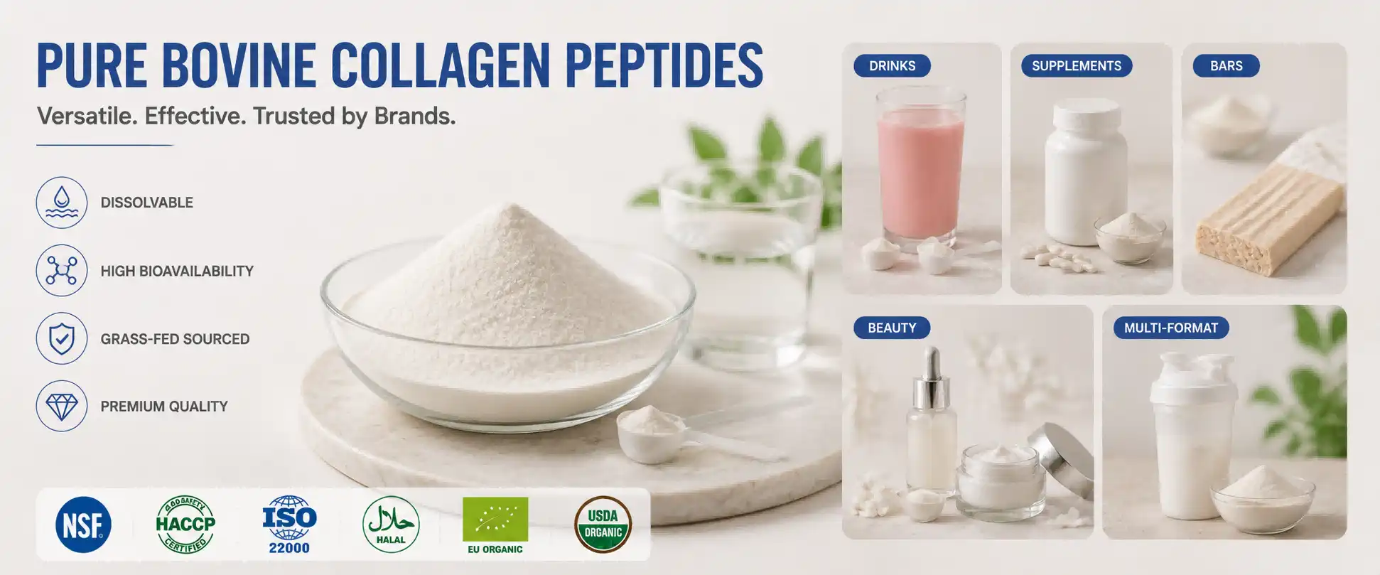 Pure Bovine Collagen Peptides