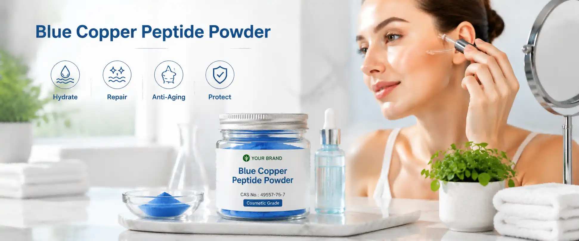 Blue Copper Peptide Powder
