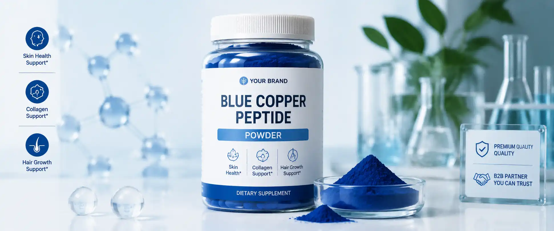 Blue Copper Peptide Powder