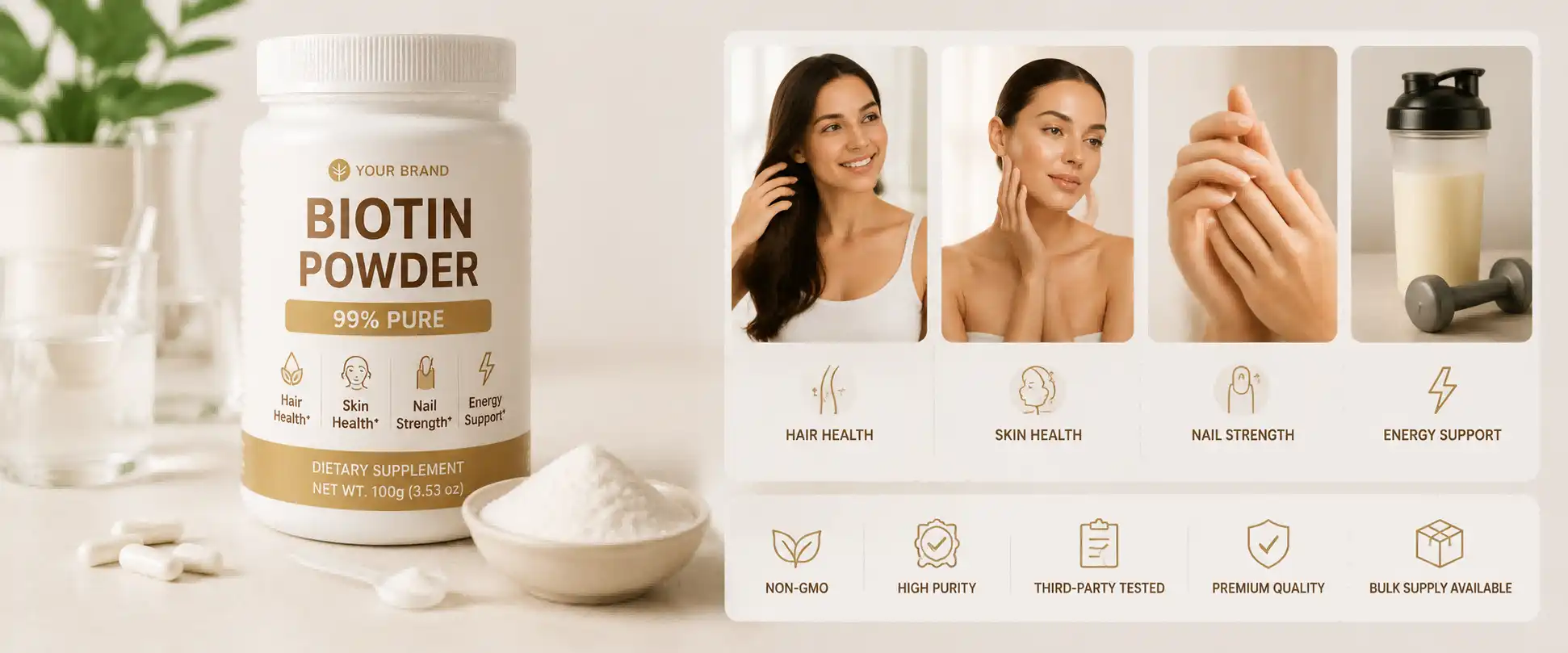 Pure Biotin Powder Pure Biotin Powder