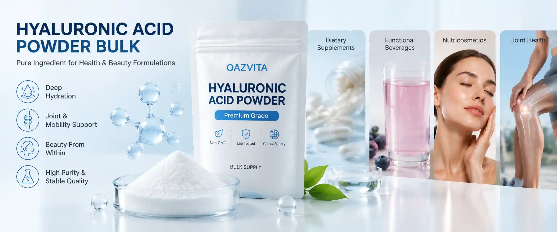 hyaluronic acid powder bulk hyaluronic acid powder bulk