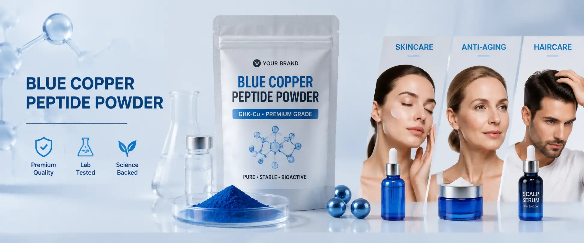 Blue Copper Peptide Powder Blue Copper Peptide Powder
