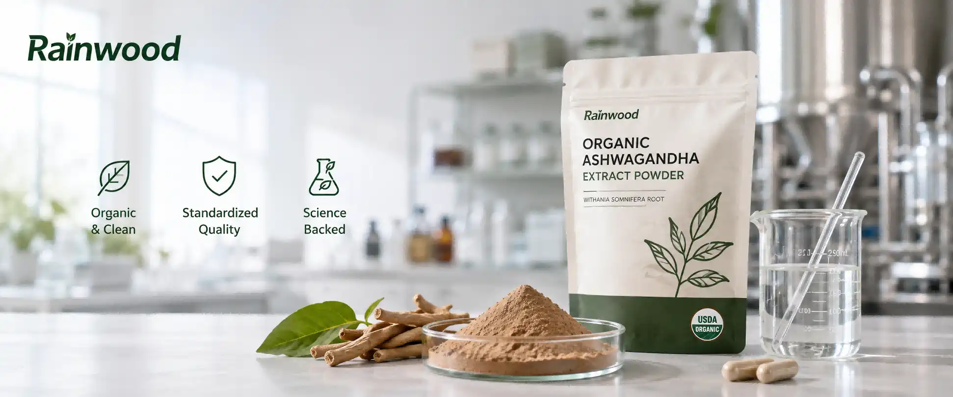 Organic Ashwagandha Extract Powder